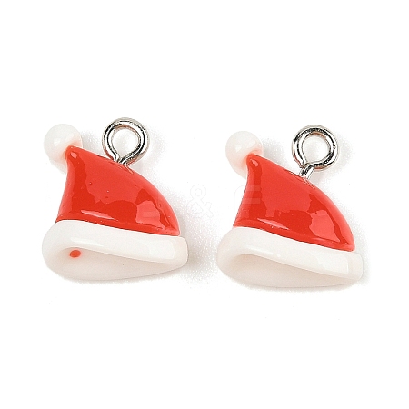 Christmas Theme Opaque Resin Pendants RESI-S08-02E-1