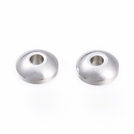 Non-Tarnish 202 Stainless Steel Spacer Beads STAS-L232-070A-P-1