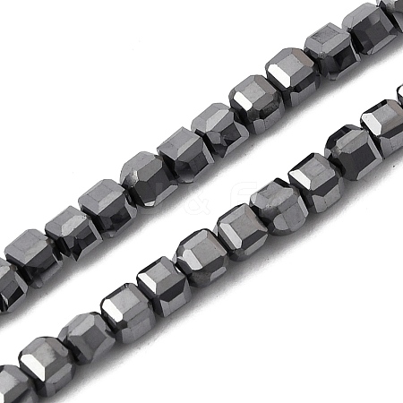 Synthetic Terahertz Stone Beads Strands G-H327-L03-02-1