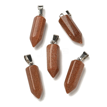 Synthetic Goldstone Pendants G-Z067-07P-21-1