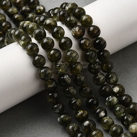 Natural Lepidolite Beads Strands G-F799-B01-8mm-1