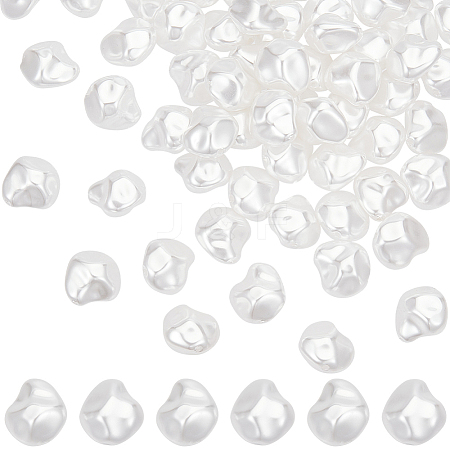 1 Strand ABS Plastic Imitation Pearl Beads Strands KY-SC0002-06-1