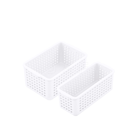 2Pcs PVC Storage Basket Miniature Ornaments PW-WGB3802-01-1