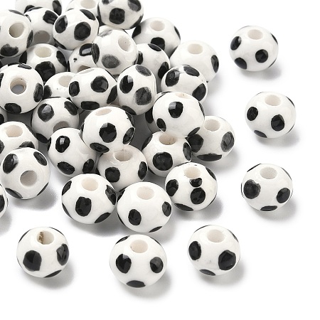 Handmade Porcelain European Beads LS-PORC-C009-01F-1