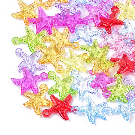 Transparent Acrylic Pendants TACR-T005-16-1