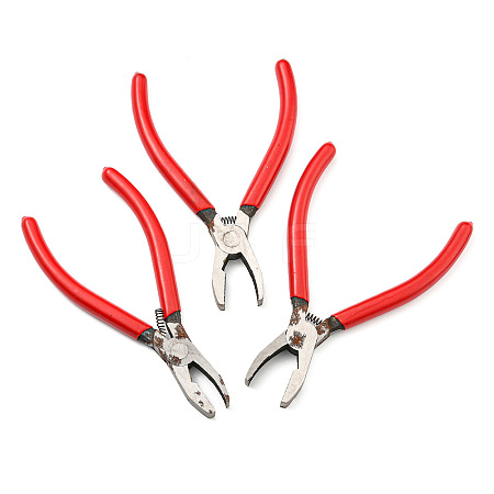 (Defective Closeout Sale: Rusty) Iron Flat Nose Pliers LS-TOOL-XCP0001-90-1