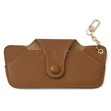 PU Imitation Leather Slim Eyeglasses Pouch AJEW-WH0248-348A-1