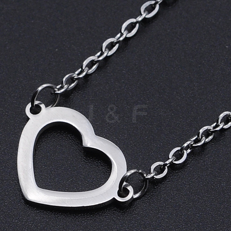 Non-Tarnish 201 Stainless Steel Pendants Necklaces NJEW-S105-JN521-1-1