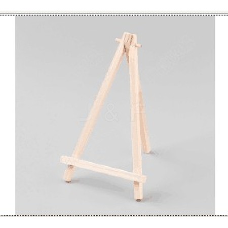 Folding Wooden Easel DIY-WH0099-01-1