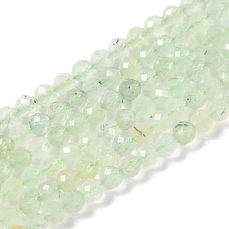 Natural Prehnite Beads Strands G-G139-A05-03-1