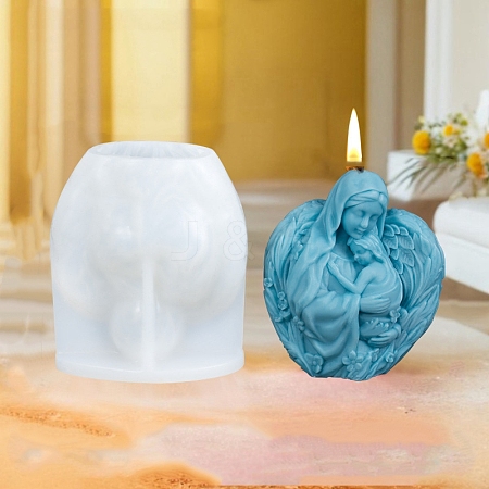 Three Trusts Mother and Child Aromatherapy Candle Silicone Molds PW-WG55B9E-06-1