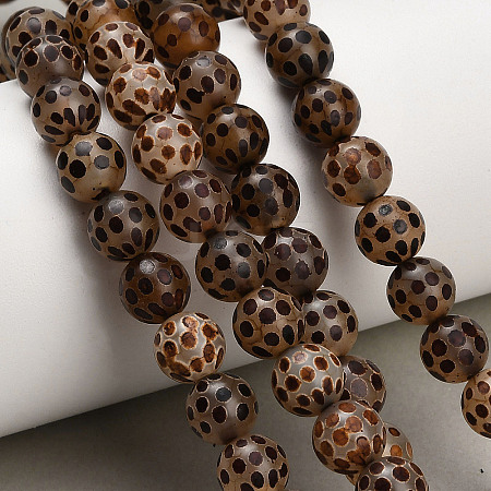 Tibetan Style dZi Beads Strands GG-NH0001-A02-8MM-1