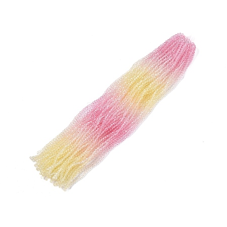 Gradient Color Baking Painted Glass Bead Strands X-DGLA-A039-T2mm-A01-1