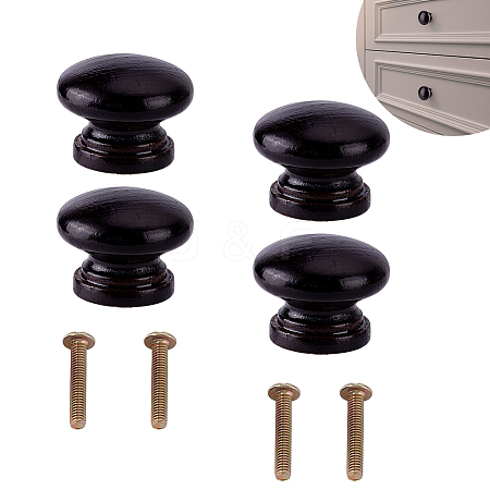 Wood Drawer Pull Handles FIND-WH0173-194A-1