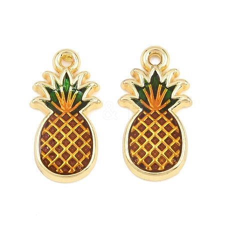 Alloy Colorful Enamel Pendants FIND-C095-12G-1