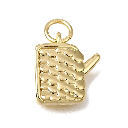 Brass Charms KK-CBAEEA8-03G-1