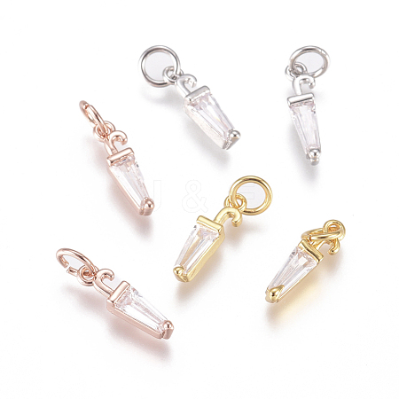Brass Charms ZIRC-L070-98-1