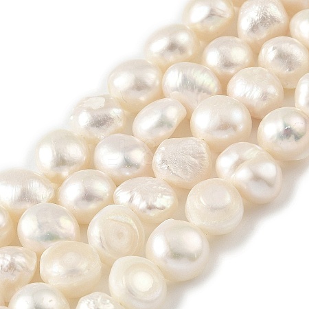 Natural Cultured Freshwater Pearl Beads Strands PEAR-A006-08A-1