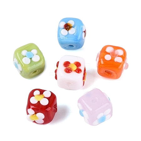Handmade Bumpy Lampwork Beads LAMP-N042-22A-1