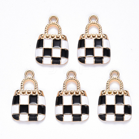 Alloy Enamel Pendants ENAM-N054-006C-1