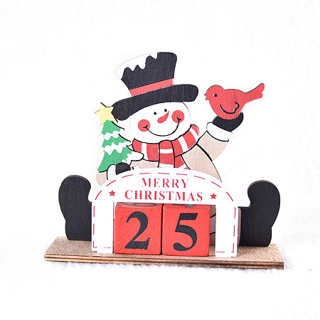 Wooden Doll Display Decoration XMAS-PW0001-085C-1