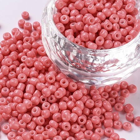 Baking Paint Glass Seed Beads SEED-S002-K16-1