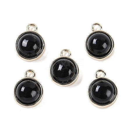 Natural Black Onyx(Dyed & Heated) Pendants G-K372-03G-04-1