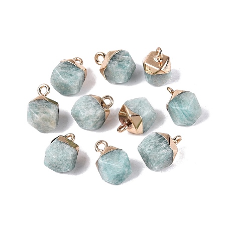 Natural Amazonite Pendants G-N359-18G-18-1