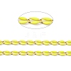 Brass Enamel Curb Chains CHC-C003-13G-09-2