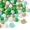 88Pcs 12 Style Silicone Beads SIL-TA0001-21-3