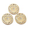 304 Stainless Steel Rhinestone Pendants STAS-Z121-52G-1