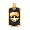 304 Stainless Steel Enamel Pendants STAS-U043-06A-G-1