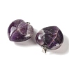 Natural Banded Amethyst Pendants GG-CBAA0EE-04P-13-2
