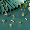 8Pcs 4 Styles Brass Enamel Charms KK-BBC0023-94-4