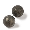 Natural Pyrite No Hole Sphere Beads G-K353-04D-40-2