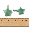 Natural Green Aventurine Pendants GG-K002-10A-3