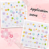 300Pcs 5 Styles Opaque Resin Cabochons RESI-SP0001-13-6