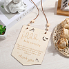 Baby Sleeping Do Not Disturb Wood Door Hanging Decorations DIY-WH20002-82C-4