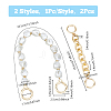 Plastic Pearl Alloy Phone Hand Strap Chains FIND-WH0260-55LG-2