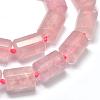Natural Rose Quartz Beads Strands G-E401-A03-3