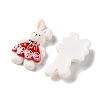 Opaque Resin Cabochons RESI-G121-03-2