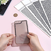 4 Sheets 4 Styles Acrylic Self Adhesive Stickers DIY-GF0014-71D-3