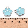 Alloy Enamel Pendants ENAM-T020-41D-RS-3