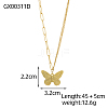 304 Stainless Steel Pendant Necklace OY002-40G-2
