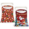 2Pcs 2 Styles Printed Polyester Hanging Car Trash Bags ABAG-DR0001-17-1