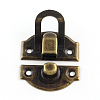 Wooden Box Lock Catch Clasps IFIN-R203-47AB-3