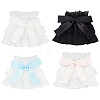 AHADERMAKER 4 Pairs 4 Color Cute Bowknot Polyester Stretch Oversleeves AJEW-GA0006-16-1