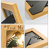 Natural Wood Photo Frames DIY-WH0234-017-4