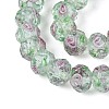 Handmade Luminous Lampwork Beads Strands LAMP-N037-01F-4
