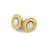 Rack Plating Alloy Magnetic Clasps with Loops PALLOY-F256-01A-G-4